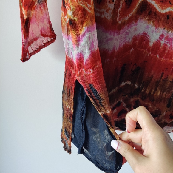 PHILOSOPHY|| MULTICOLOURED TIE DIE PRINT TOP SIZE 16 - Picture 9 of 9